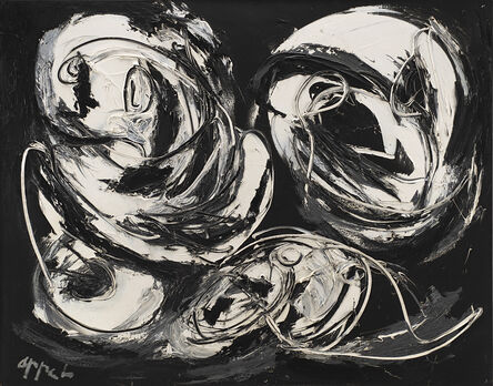 Karel Appel, ‘Noir et Blanc’, 1958