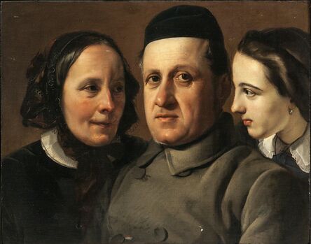 Francesco Hayez, ‘Portraits (Three Heads)’