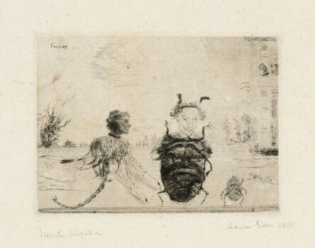James Ensor, ‘Insectes singuliers (Strange Insects)’, 1888