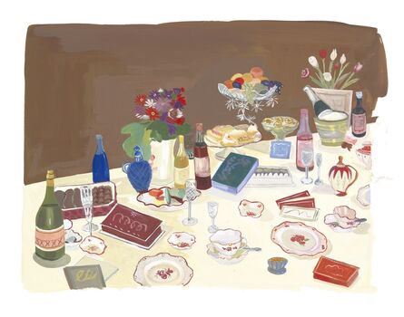 Maira Kalman, ‘Champagne and Chocolate Party’, 2013
