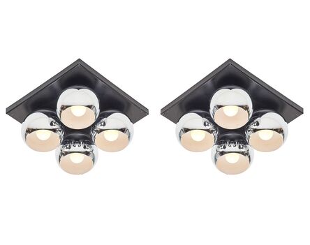 Angelo Lelii, ‘Pair of Mirage ceiling lights, Italy’
