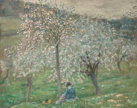 Frederick Carl Frieseke, ‘Spring Blossoms’, circa 1921