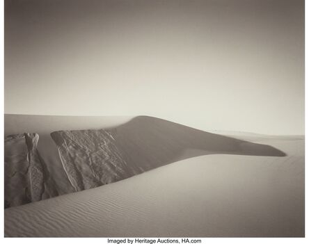 Douglas Frank, ‘Dunes at Eel Creek, Oregon and Long Shadow, Oregon (two photographs)’, 1986