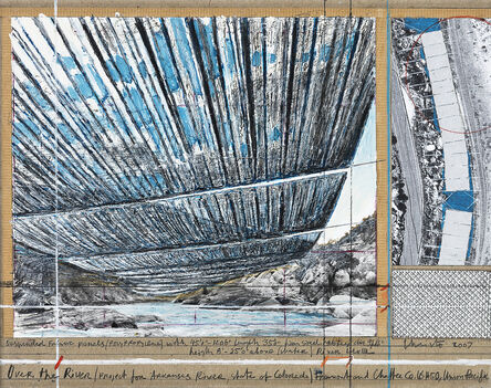 Christo, ‘Over the River (Project for the Arkansas River, State of Colorado)’, 2007