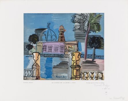 After Raoul Dufy, ‘Le Casino de la Jetée a Nice’, 1950