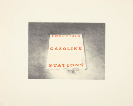Ed Ruscha, ‘Twentysix Gasoline Stations, from Book Covers’, 1970