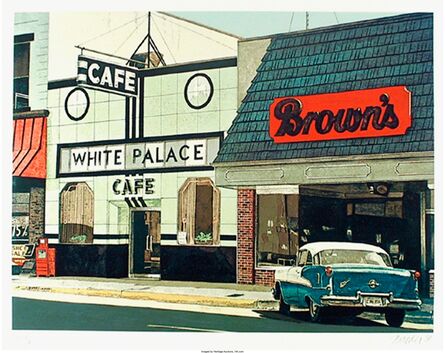 John Baeder, ‘White Palace Cafe’, 1980