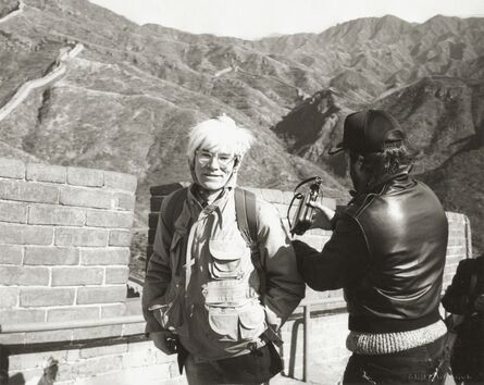 Andy Warhol, ‘Andy Warhol at the Great Wall’, 1982