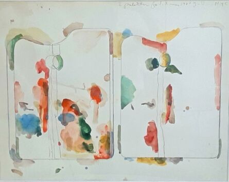 Jim Dine, ‘2 Palettes for S. Xmas’, 1963