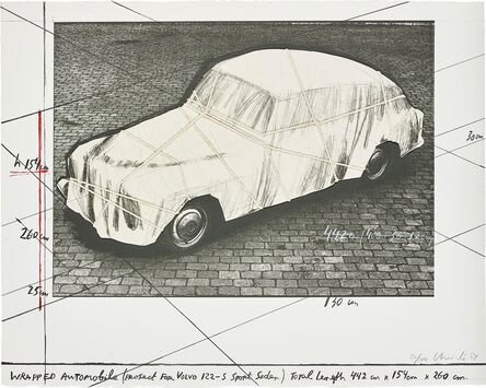 Christo and Jeanne-Claude, ‘Wrapped Automobile, Project for Volvo 122 S Sport Sedan’, 1984