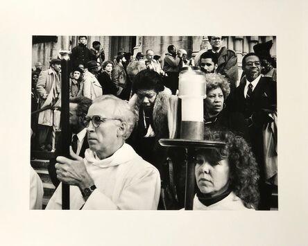 Thomas Allen Harris, ‘Amiri Baraka, Maya Angelou & Toni Morrison at James Baldwin's Funeral at Cathedral of St. John the Divine c.1987’, 1987