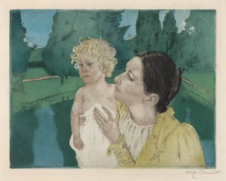 Mary Cassatt, ‘By The Pond (Breeskin 161; Mathews/Shapiro 21)’