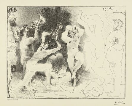 Pablo Picasso, ‘La Danse des faunes (B. 830; M. 291)’, 1957