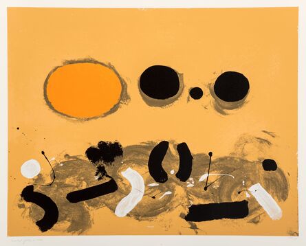 Adolph Gottlieb, ‘Orange Oval’, 1972