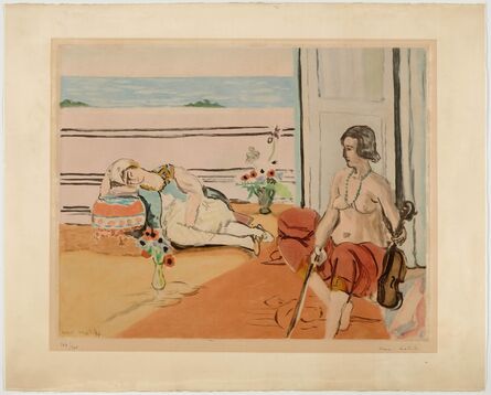 Jacques Villon, ‘Matisse. Odalisque sur la Terrasse.’, 1922