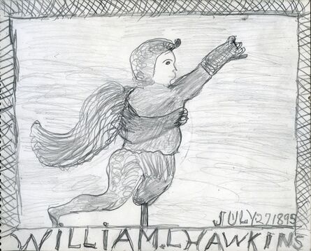 William Hawkins, ‘Running Child’, c. 1982-1986