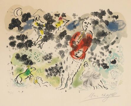 Marc Chagall, ‘LE CLOWN À LA FLÛTE (M. 615)’, 1970