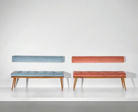 Ico Parisi, ‘Pair of benches, designed for a private residence, Verona’, circa 1950