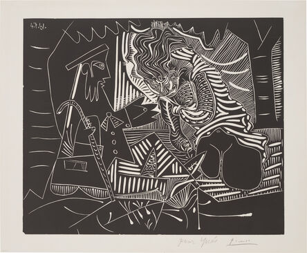 Pablo Picasso, ‘Variation sur le Déjeuner sur l'herbe de Manet (Variation on Manet's Lunch on the Grass)’, 1961