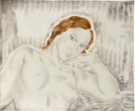 Léonard Tsugouharu Foujita 藤田 嗣治, ‘Femme Pensive’, 1928