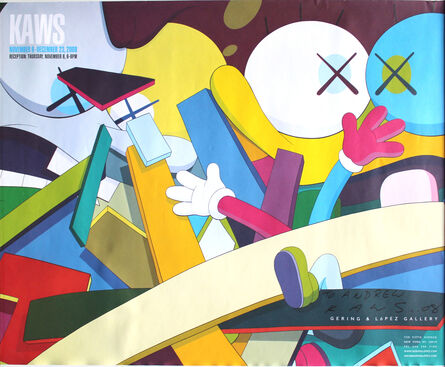 KAWS, ‘SIGNED exhibition poster’, 2008