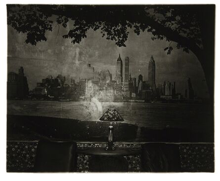 Diane Arbus, ‘New York skyline in a lobby, NYC’, 1971