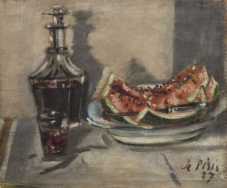 Filippo De Pisis, ‘Still life with watermelon’, executed in 1927