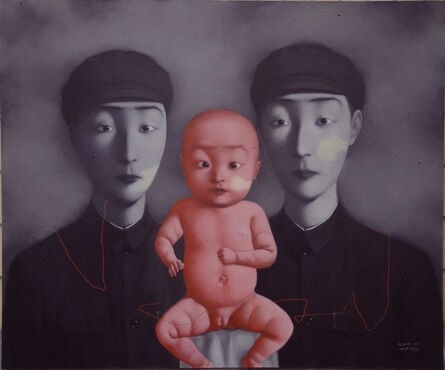 Zhang Xiaogang, ‘Comrades with Red Baby - Planche No. 6’, 2007 -2008