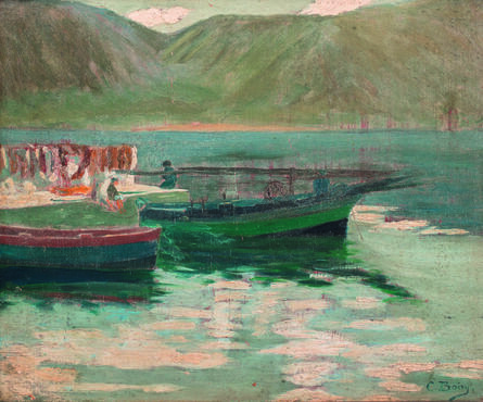 Camille Boris, ‘La baie d’Ajaccio’, painted circa 1913.