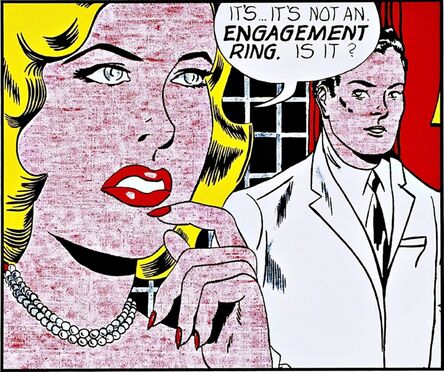 Roy Lichtenstein, ‘The Engagement Ring 1961 for Art Basel’, 1987