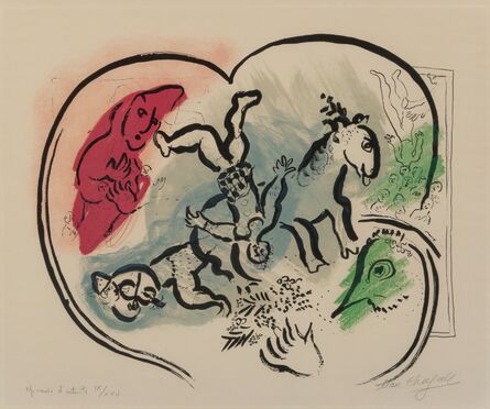 Marc Chagall, ‘Le cour du cirque’, 1967