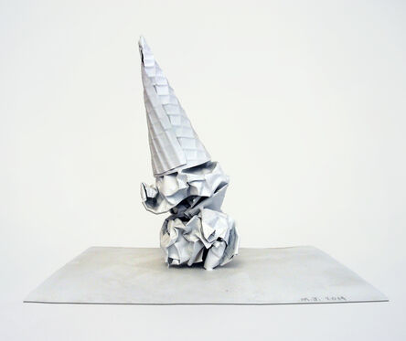 Matt Johnson, ‘Paper Ice Cream Cone (upside down)’, 2014