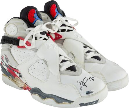 Air Jordan, ‘1992-93 Michael Jordan Game Worn & Signed Chicago Bulls Sneakers’