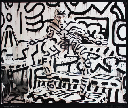 Annie Leibovitz, ‘Keith Haring Photographed by Annie Leibovitz poster’, 1992