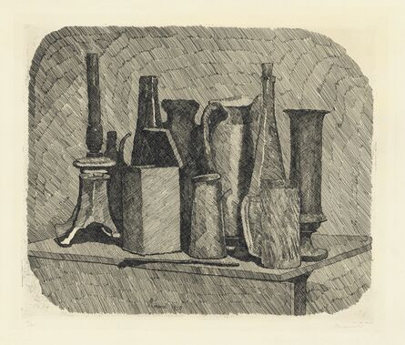 Giorgio Morandi, ‘Grande natura morta con la lampada a petrolio’, 1930