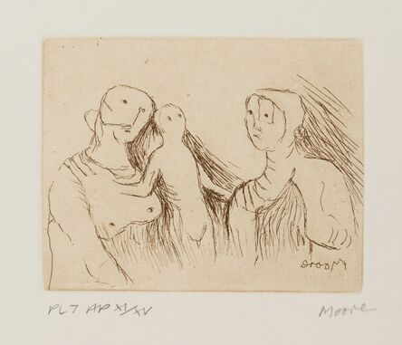 Henry Moore, ‘Mother and Child (Cramer 707)’, 1983
