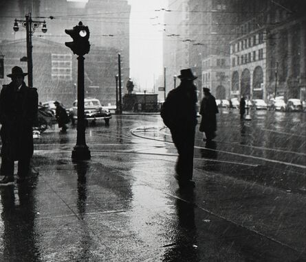 Arthur Leipzig, ‘Rain’, 1945