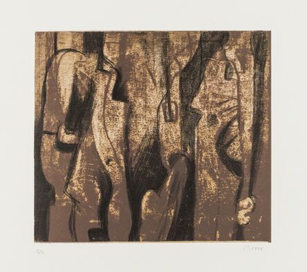 Henry Moore, ‘The Attendants (Cramer 625)’, 1981