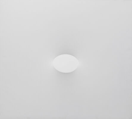 Turi Simeti, ‘Un ovale bianco’, 1985