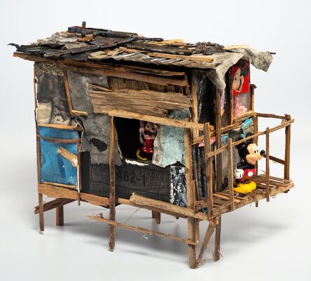 Jeff Gillette, ‘Mickey and Minnie Mouse Shack Sculpture’, c. 2010