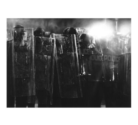 Robert Longo, ‘Untitled (Riot Cops)’, 2017
