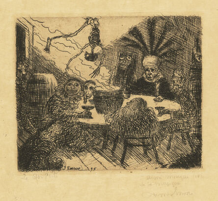 James Ensor, ‘Le Roi Peste (King Pest)’, 1895