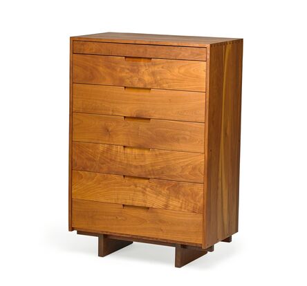 George Nakashima, ‘Straight Edge Chest with seven drawers, New Hope, PA’, 1963