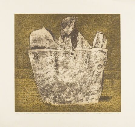 Norman Stevens, ‘Repaired Stone and Earthwork, Avebury Stone Circle’, 1978