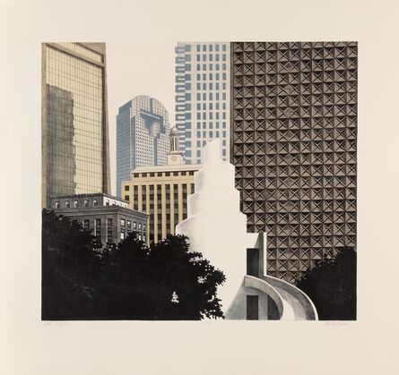 Richard Haas, ‘Dallas Skyline’, 1989