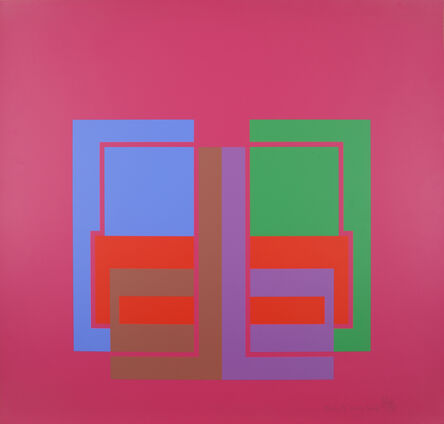 Robyn Denny (1930-2014), ‘All Through the Day II (pink)’, 1970