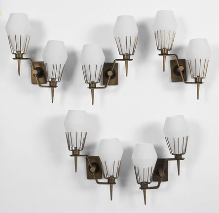 ‘FIVE WALL LAMPS 60s.’