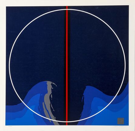 Thomas W. Benton, ‘Earth Series I Blue’, 1981