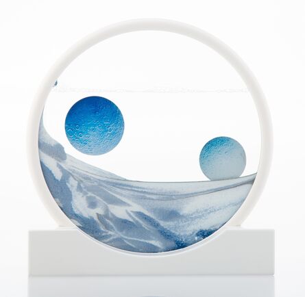 Daniel Arsham, ‘Sand Circle (Blue)’, 2019