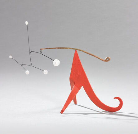 Alexander Calder, ‘Curly Brass, Curly Red’, 1964